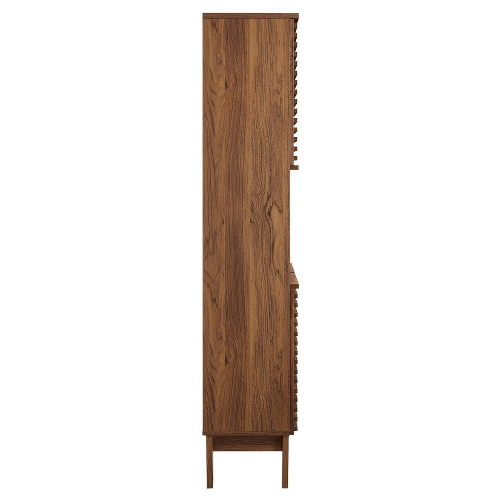 Modway Render Tall Bathroom Storage Cabinet Oak MDY-EEI-6852-OAK