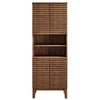 Modway Render Tall Bathroom Storage Cabinet Oak MDY-EEI-6852-OAK