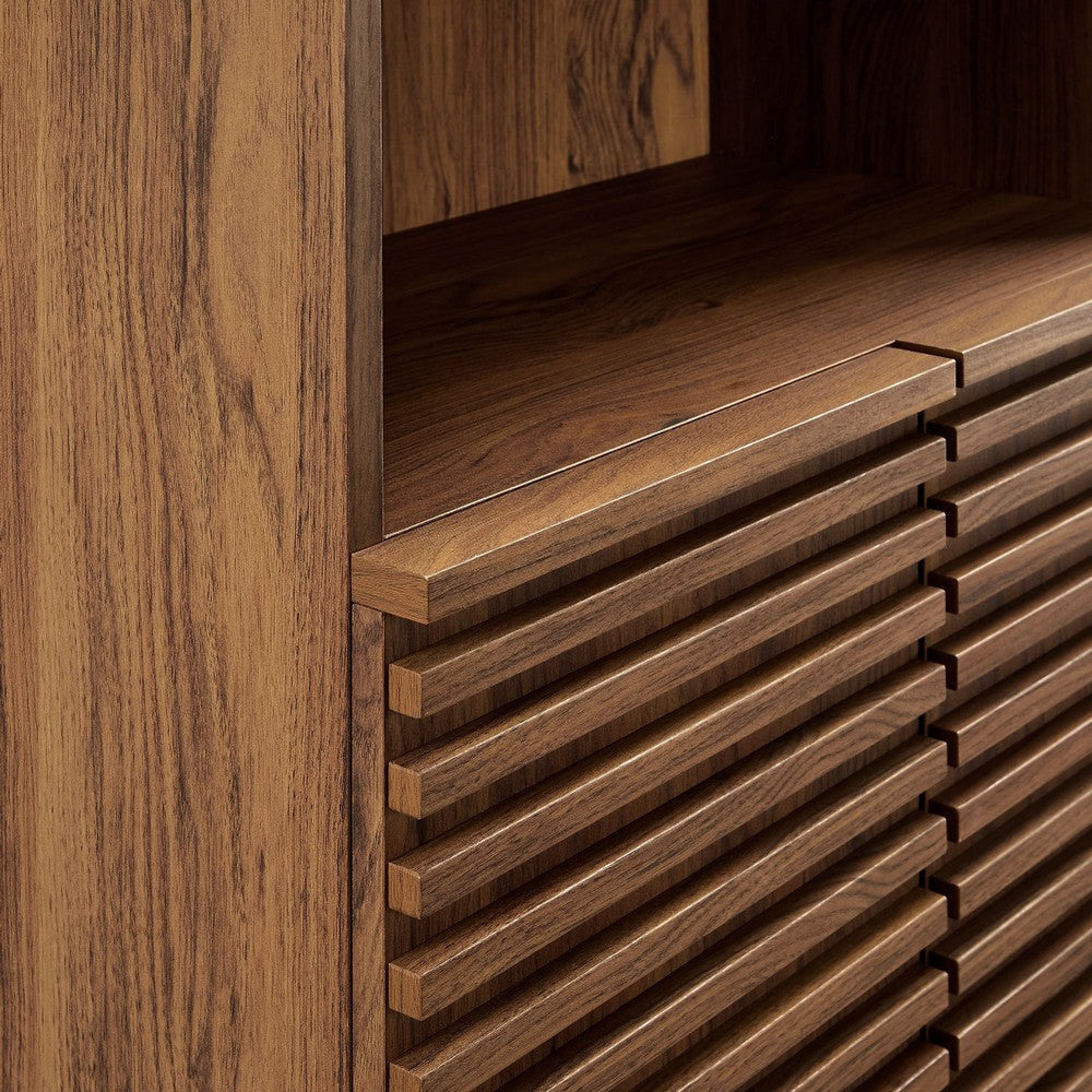 Modway Render Tall Bathroom Storage Cabinet Oak MDY-EEI-6852-OAK