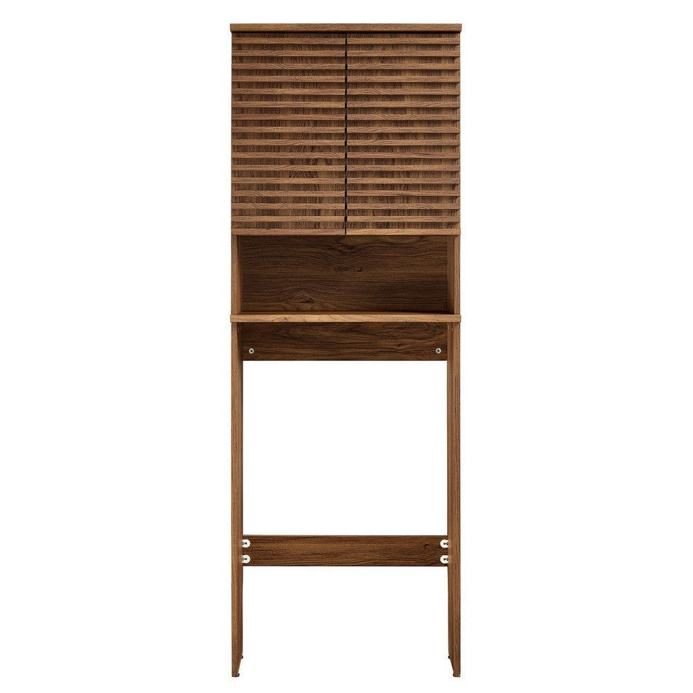 Modway Render Over the Toilet Bathroom Storage Cabinet Oak MDY-EEI-6853-OAK