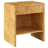 Hudson 1-Drawer Burl Wood Nightstand With Shelf by Modway