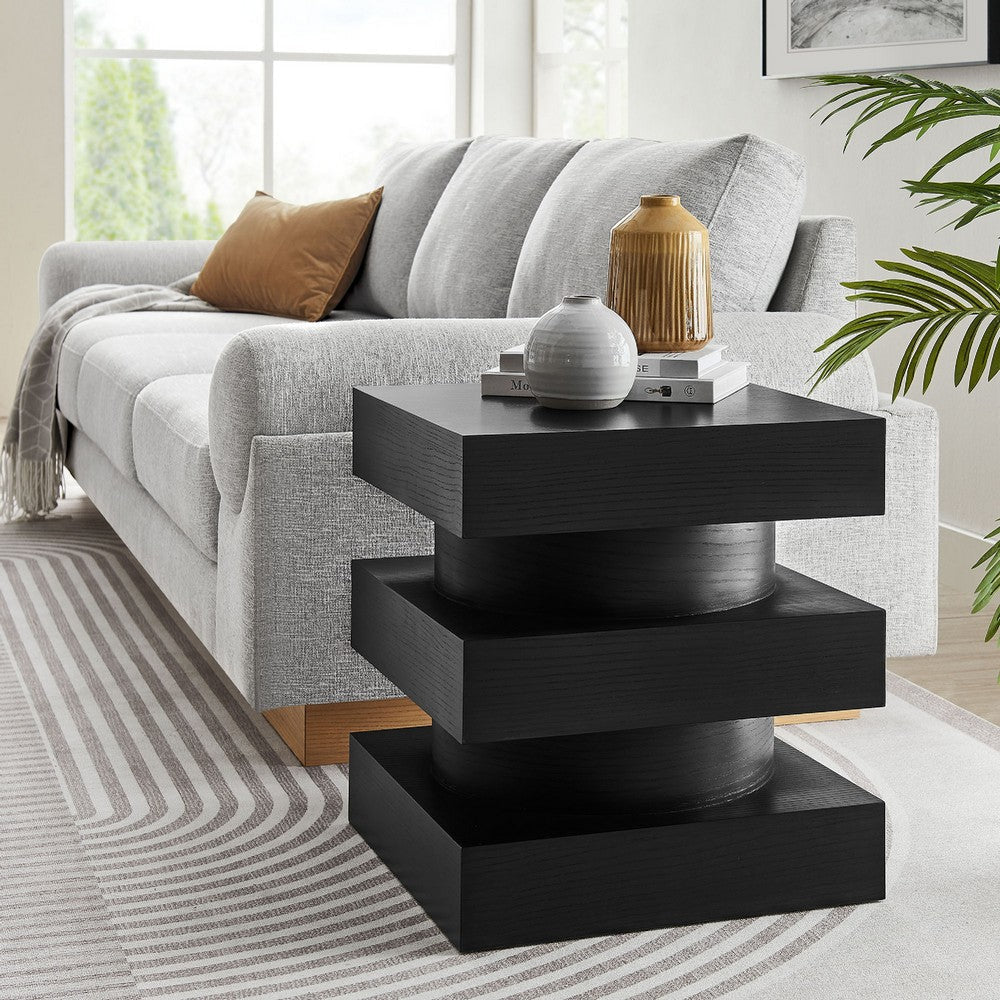 Modway Perpetuate Totem End Table Black MDY-EEI-6864-BLK