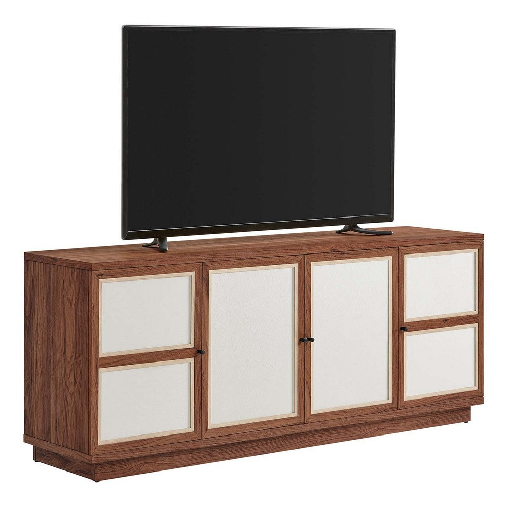 Capri 63" Wood Grain TV Console  - No Shipping Charges