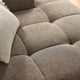 Modway Liana Right-Facing Modular Sofa with Chaise in Mocha - Modern Sectional Sofa Couch Furniture Set - Upholstered Fabric Chaise
