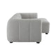 Modway Liana Right-Facing Modular Sofa with Chaise in Pewter - Modern Sectional Sofa Couch Furniture Set - Upholstered Fabric Chaise