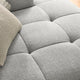 Modway Liana Right-Facing Modular Sofa with Chaise in Pewter - Modern Sectional Sofa Couch Furniture Set - Upholstered Fabric Chaise