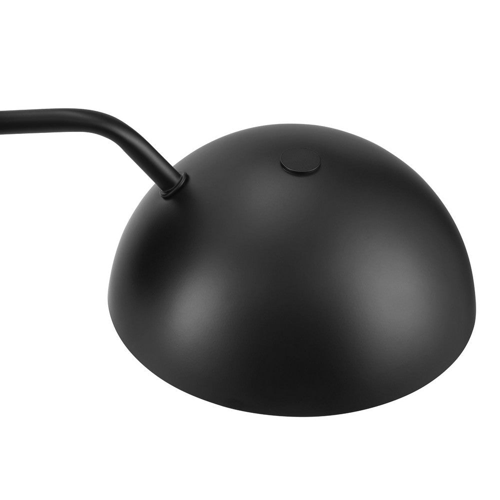 Modway Eclipse Globe Wall Sconce Black MDY-EEI-6871-BLK