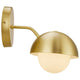 Modway Eclipse Globe Wall Sconce Black MDY-EEI-6871-BLK