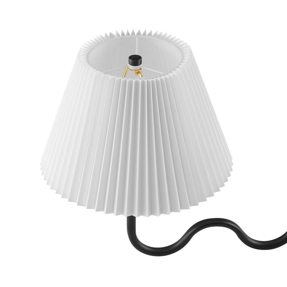Modway Wave Squiggle 2-Arm Pendant Light Black MDY-EEI-6874-BLK