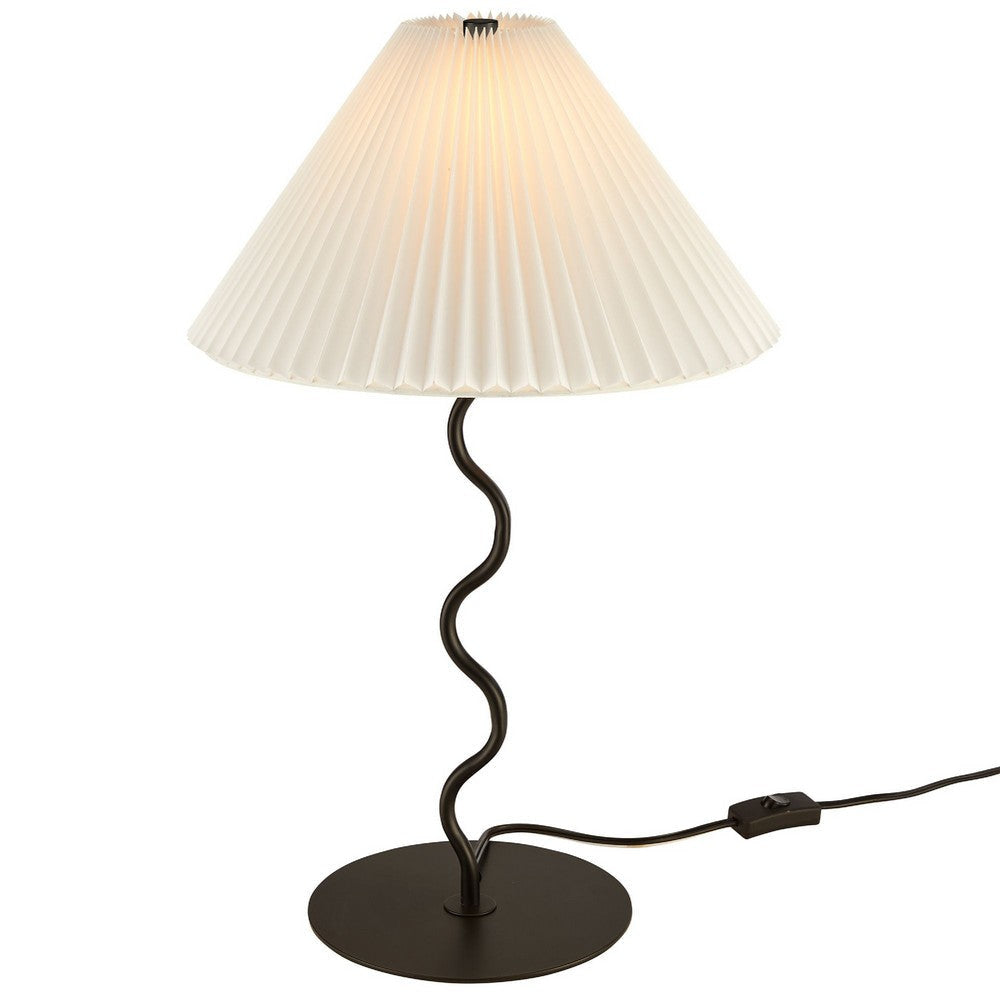 Modway Wave Squiggle Table Lamp Black MDY-EEI-6876-BLK