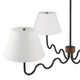 Modway Sunlit Squiggle 4-Arm Pendant Light Natural White MDY-EEI-6883-NAT-WHI