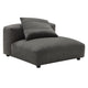 Solace Modular Upholstered Fabric Armless Chair by Modway
