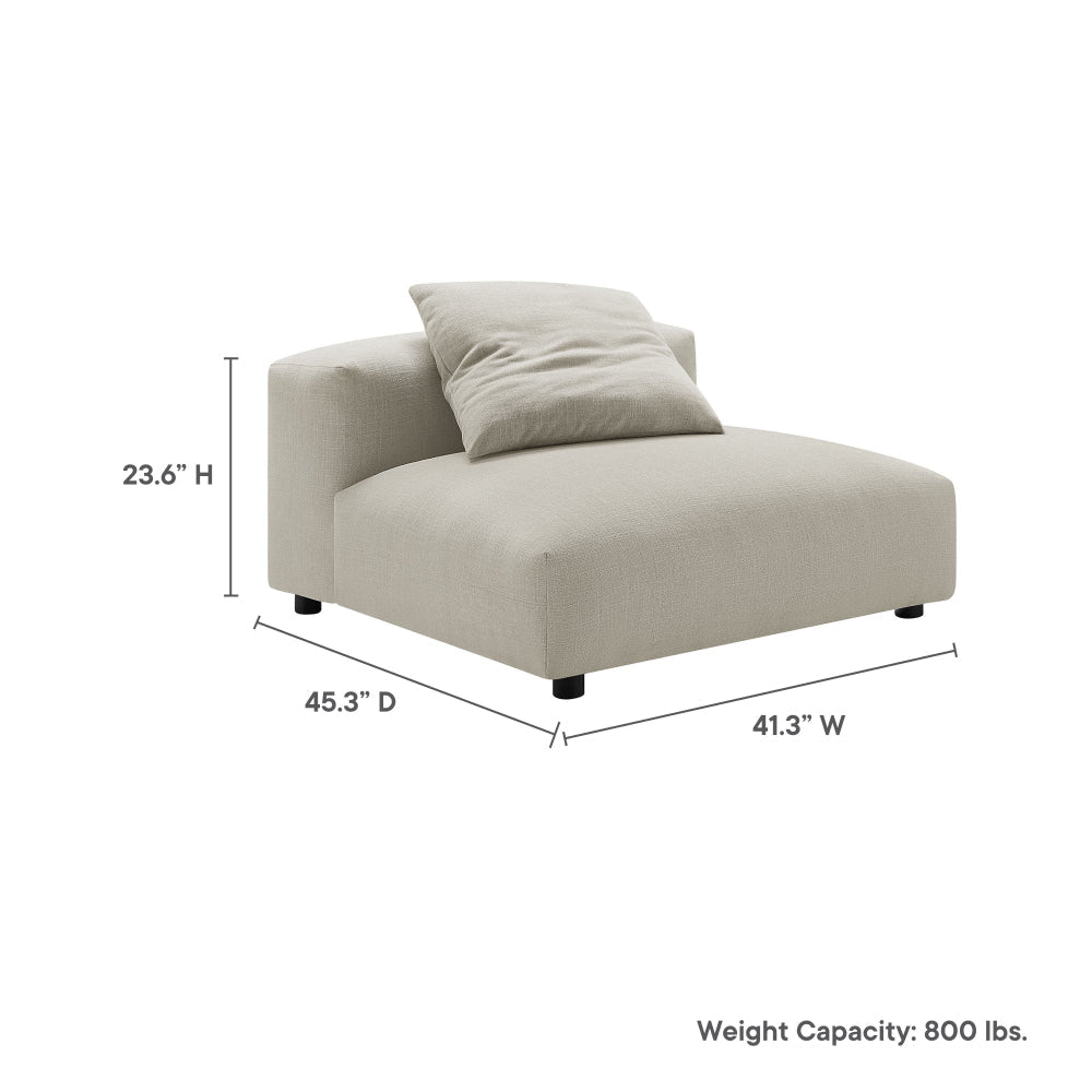Modway Solace Sofas Oversized Linen