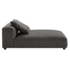 Solace Modular Upholstered Fabric Armless Chaise Lounge by Modway