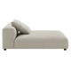 Solace Modular Upholstered Fabric Armless Chaise Lounge by Modway