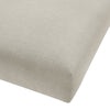 Modway Solace Modular Upholstered Ottoman in Linen - Oversized Square Ottoman Coffee Table - Fabric Upholstered Seat - Modern Large