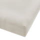 Modway Solace Modular Upholstered Ottoman in Salt - Oversized Square Ottoman Coffee Table - Fabric Upholstered Seat - Modern Large