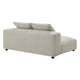 Modway Solace Love Seats Oversized Linen
