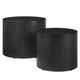 Modway Amani Round Nesting Coffee Tables Set of 2 Black MDY-EEI-6893-BLK