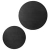 Modway Amani Round Nesting Coffee Tables Set of 2 Black MDY-EEI-6893-BLK