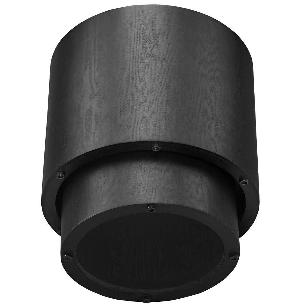 Modway Amani Round Nesting Coffee Tables Set of 2 Black MDY-EEI-6893-BLK