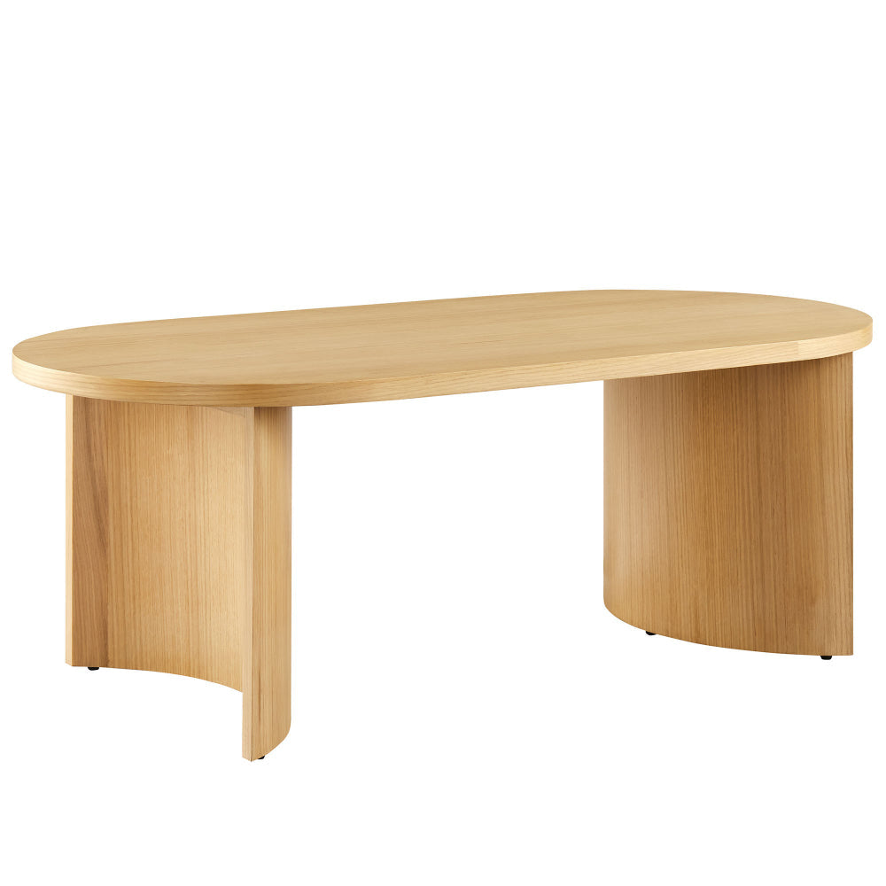 Aspect Oval Wood Coffee Table by Modway MDY-EEI-6911-OAK