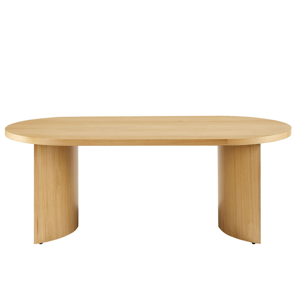 Aspect Oval Wood Coffee Table by Modway MDY-EEI-6911-OAK