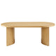 Aspect Oval Wood Coffee Table by Modway MDY-EEI-6911-OAK