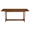 Modway Solara Dining Table in Walnut