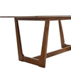 Modway Solara Dining Table in Walnut