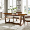 Modway Solara Dining Table in Walnut