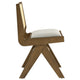 Modway Thera Dining Chair Weathered Oak Stone