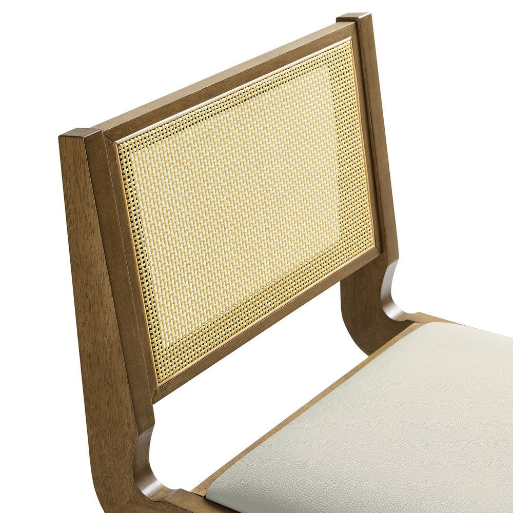 Modway Thera Dining Chair Weathered Oak Stone