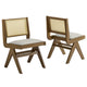 Modway Thera Dining Chair, Weathered Oak Stone