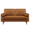Modway Kellan Loveseat in Walnut Tan