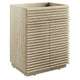 Render 24" Faux Travertine Bathroom Vanity Cabinet (Sink Not Included) by Modway