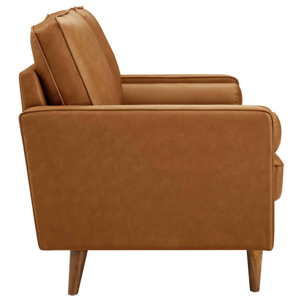 Valour Tufted Vegan Leather Loveseat by Modway