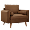 Revive Upholstered Vegan Leather Accent Armchair by Modway