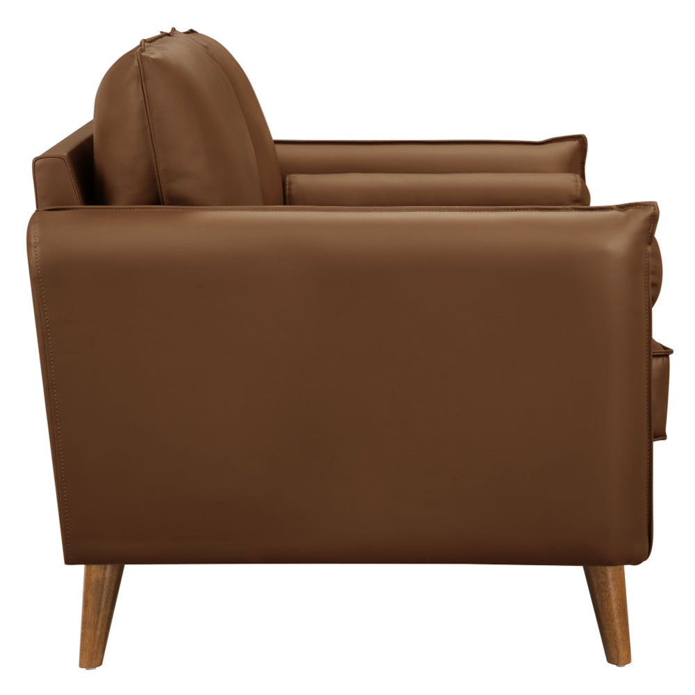 Revive Upholstered Vegan Leather Loveseat by Modway
