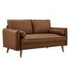 Revive Upholstered Vegan Leather Loveseat by Modway
