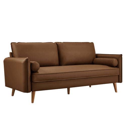 Revive Upholstered Vegan Leather Sofa by Modway