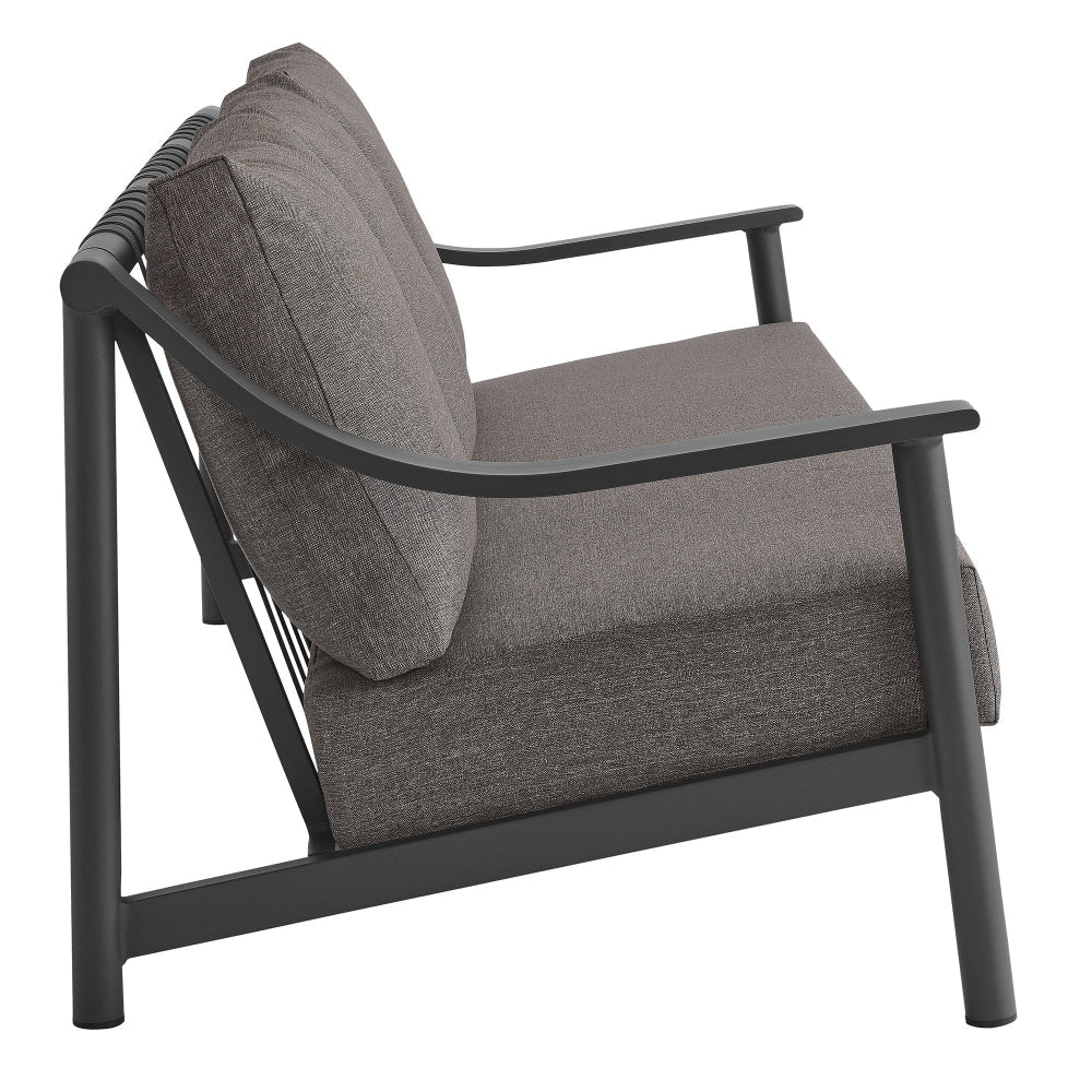 Terrace Outdoor Patio Aluminum Sofa by Modway MDY-EEI-6977-CAR-GPH
