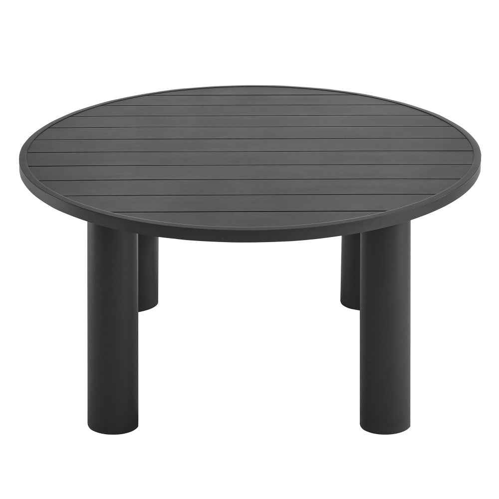 Nautica Outdoor Patio 60’’ Round Aluminum Dining Table by Modway