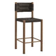 Parkland Outdoor Patio Rattan and Aluminum Counter Stools Set of 2 by Modway