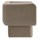 Modway Tate Performance Velvet Accent Chair in Taupe - Upholstered Club Chair - Modern Barrel Armchair - Comfy Reading Leisure Chair