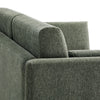Modway Linden 73 Inch Heathered Chenille Upholstered Sofa in Eucalyptus