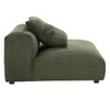 Modway Solace Armless Chair and Ottoman Fern