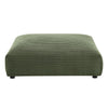 Modway Solace Armless Chair and Ottoman Fern