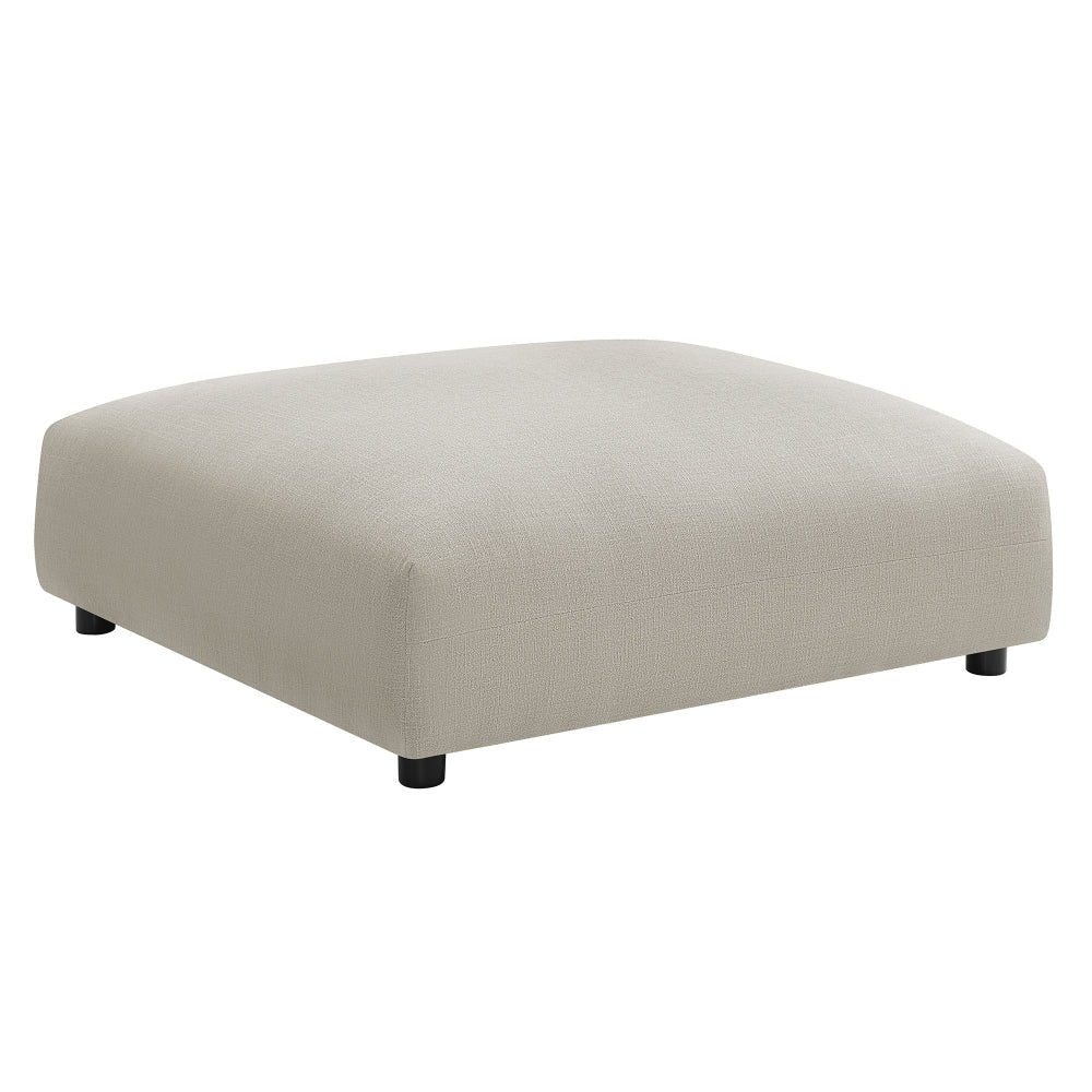 Modway Solace Armless Chair and Ottoman Linen