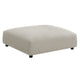 Modway Solace Armless Chair and Ottoman Linen